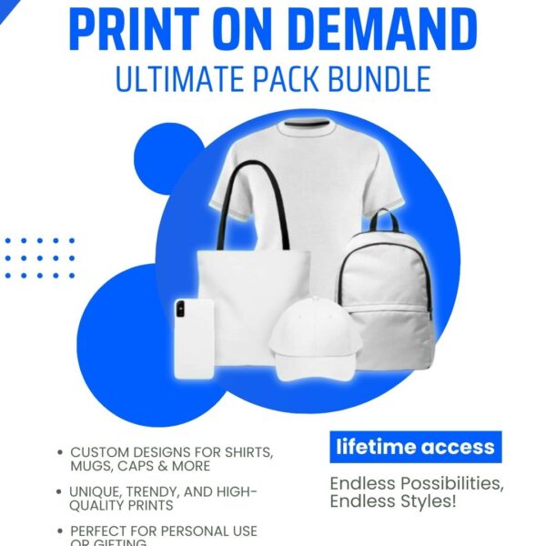 print on demand Ultimate Pack bundle